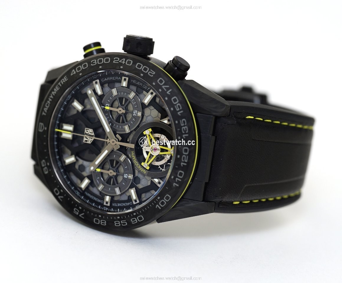 IMG_9086 TAG Heuer Carrera Heuer-02T Mens watch Unisex Automatic Titanium CAR5A8K.FT6172 3
