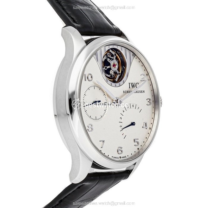 IMG_9086 IWC Portuguese Tourbillon Mens watch Unisex Automatic Platinum IW5042-04 3