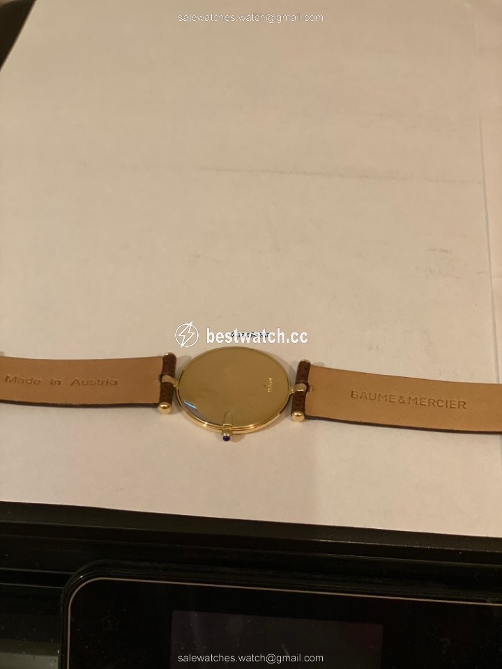 IMG_9086 Baume & Mercier Mens watch Unisex Quartz Yellow gold 9626 and 3976384 3