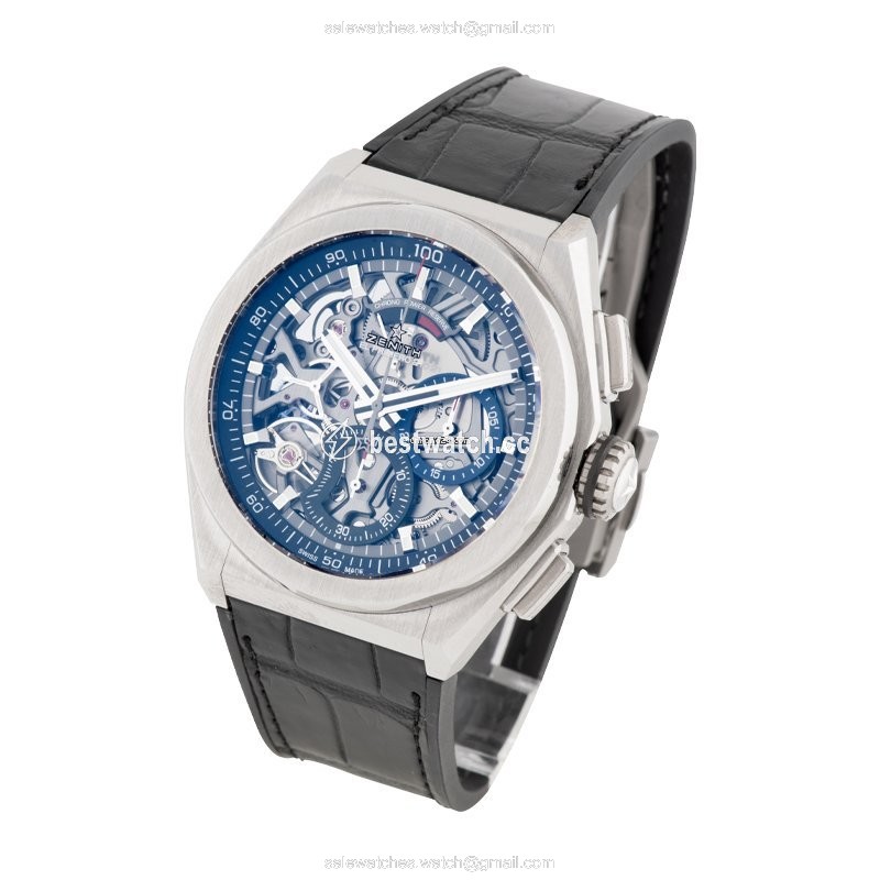 IMG_9086 Zenith Defy El Primero Mens watch Unisex Automatic Titanium 95.9000.9004 78.R582 3