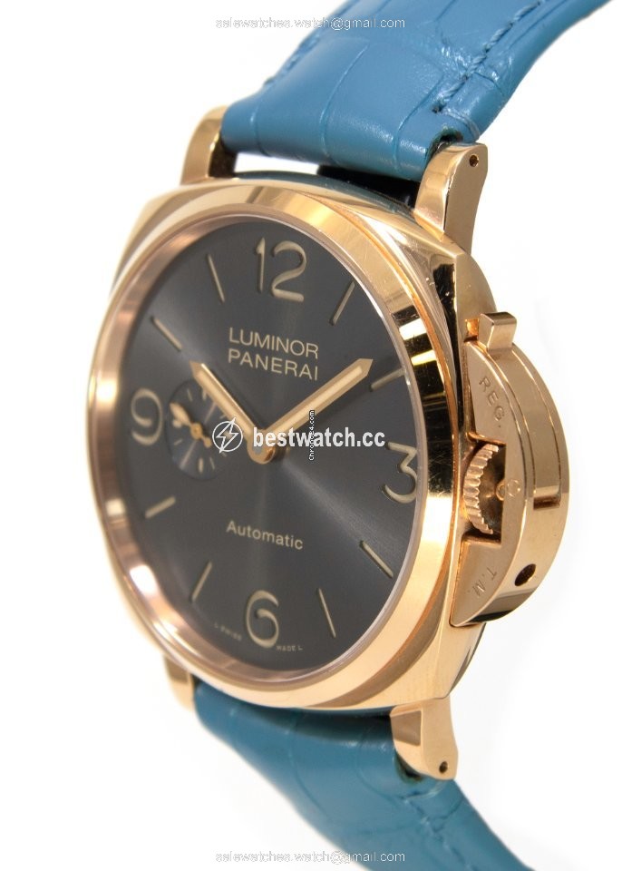IMG_9086 Panerai Luminor Due Mens watch Unisex Automatic Red gold PAM 00675 3