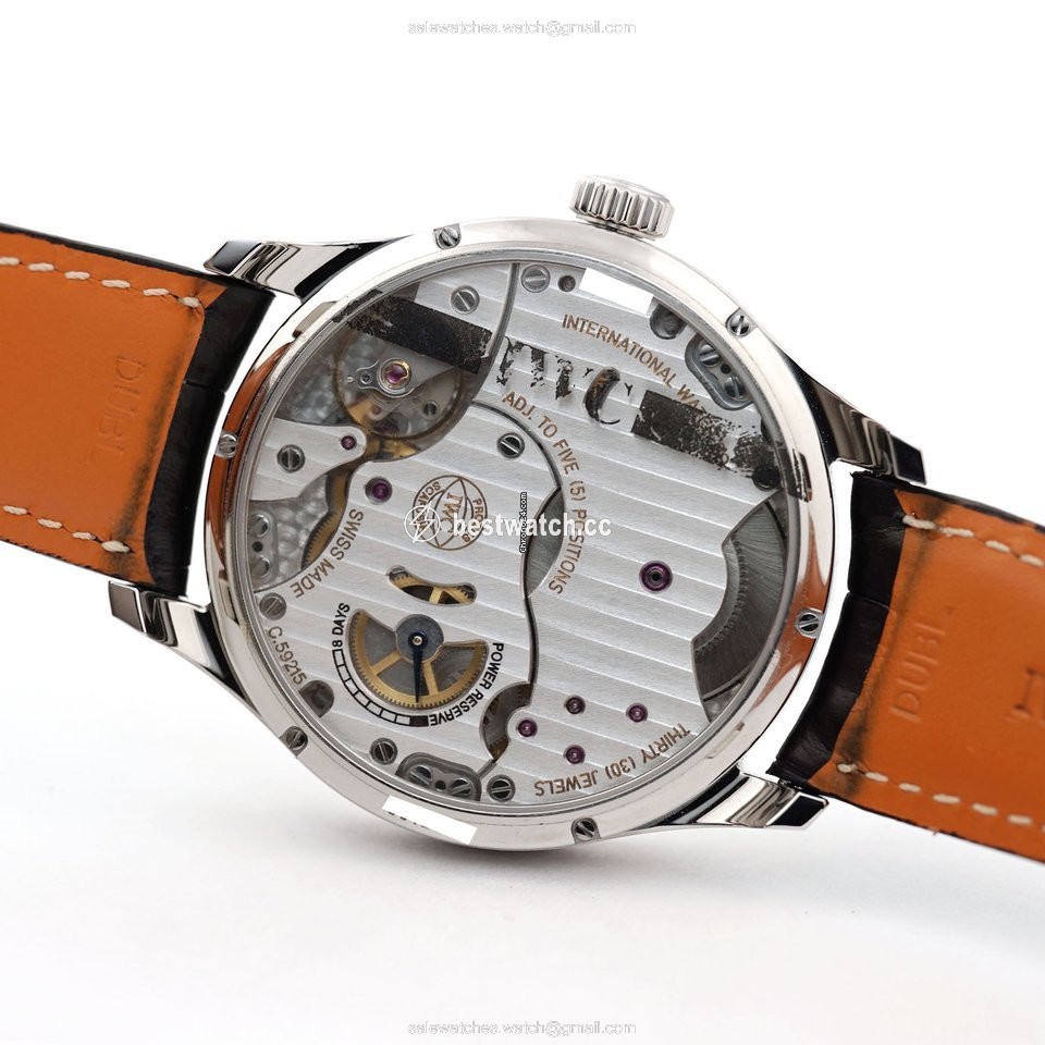IMG_9086 IWC Portuguese Hand-Wound Mens watch Unisex Manual winding Steel IW510203 3