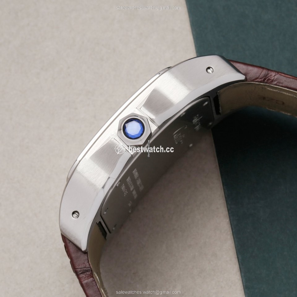 Cartier Santos 100 Mens watch Unisex Automatic Steel W20073X8 or 2656 3