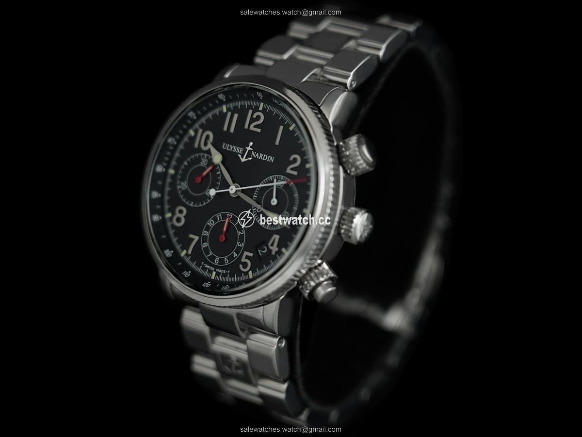 IMG_9086 Ulysse Nardin Marine Chronograph Mens watch Unisex Automatic Steel 7972 3