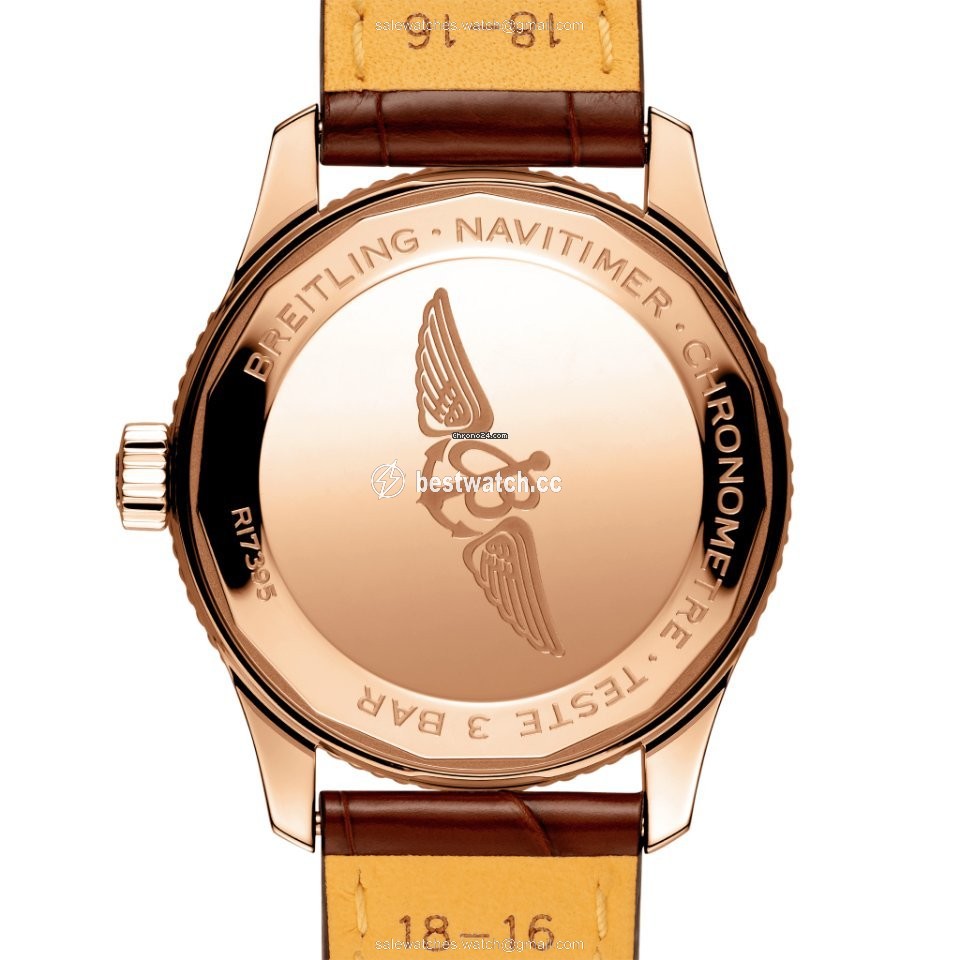 IMG_9086 Breitling Navitimer Womens watch Automatic Red gold R17395211A1P2 3
