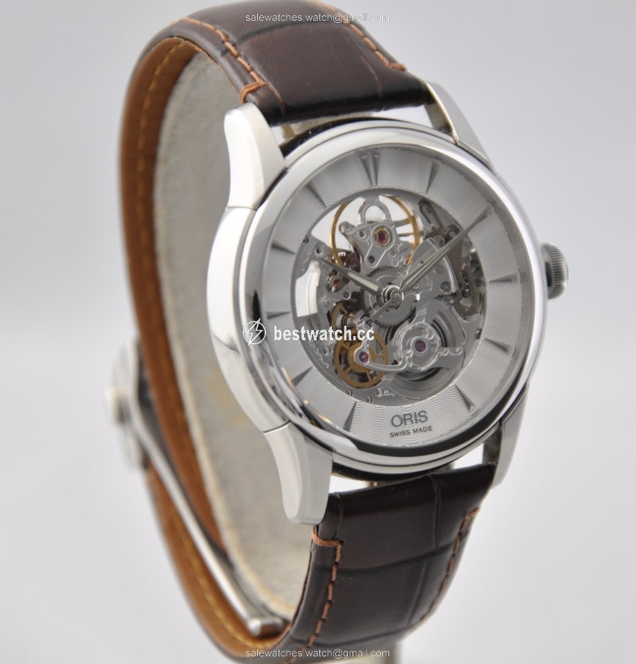 IMG_9086 Oris Artelier Skeleton Mens watch Unisex Automatic Steel 01 734 7670 4051-07 5 21 70FC 3