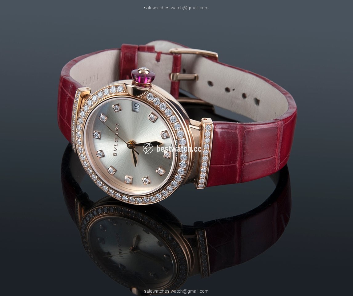 Bulgari Lucea Womens watch Automatic Rose gold LU P 33 G 3