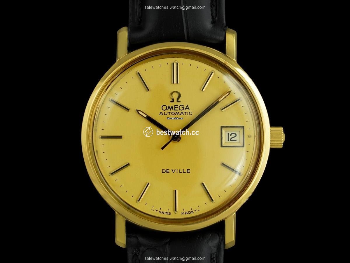 Omega De Ville Mens watch Unisex Automatic Gold Steel 7692 3