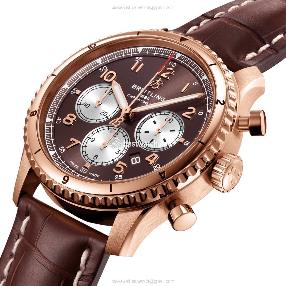 IMG_9086 Breitling Aviator 8 Red gold RB0119131Q1P2 3