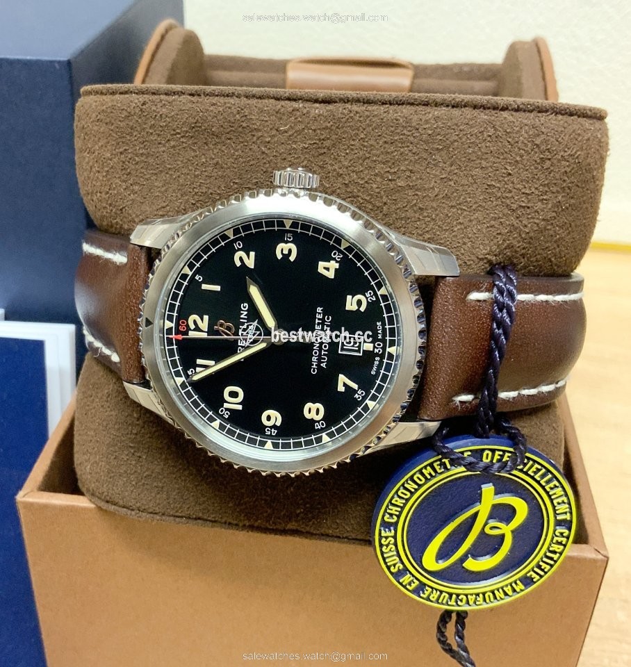 IMG_9086 Breitling Aviator 8 Mens watch Unisex Automatic Steel A17315101B1X3 3