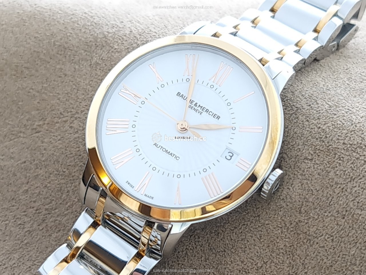 Baume & Mercier Classima Womens watch Automatic Gold Steel M0A10223 3