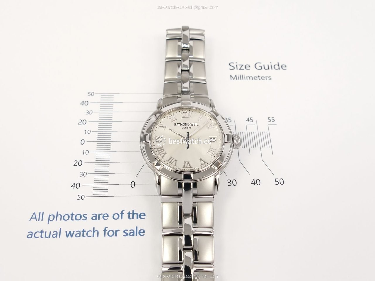 IMG_9086 Raymond Weil Parsifal Mens watch Unisex Quartz Steel 9541-ST-00658 3