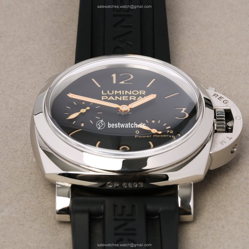 IMG_9086 Panerai Luminor 1950 3 Days Power Reserve Mens watch Unisex Automatic Steel PAM00423 3