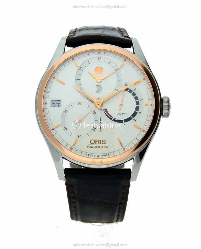 IMG_9086 Oris Artelier Calibre 112 Mens watch Unisex Manual winding Gold Steel 01 112 7726 6351-Set 1 23 73FC 3