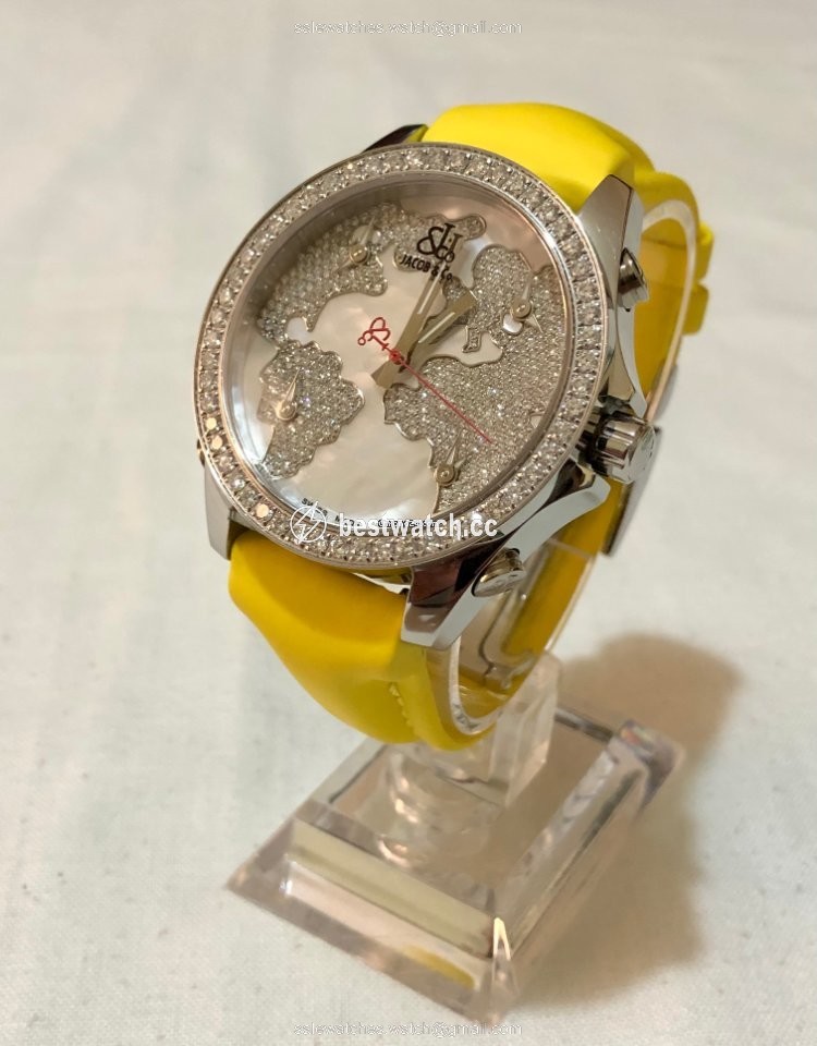 IMG_9086 Jacob & Co. Five Time Zone Mens watch Unisex Quartz Steel JCM 3