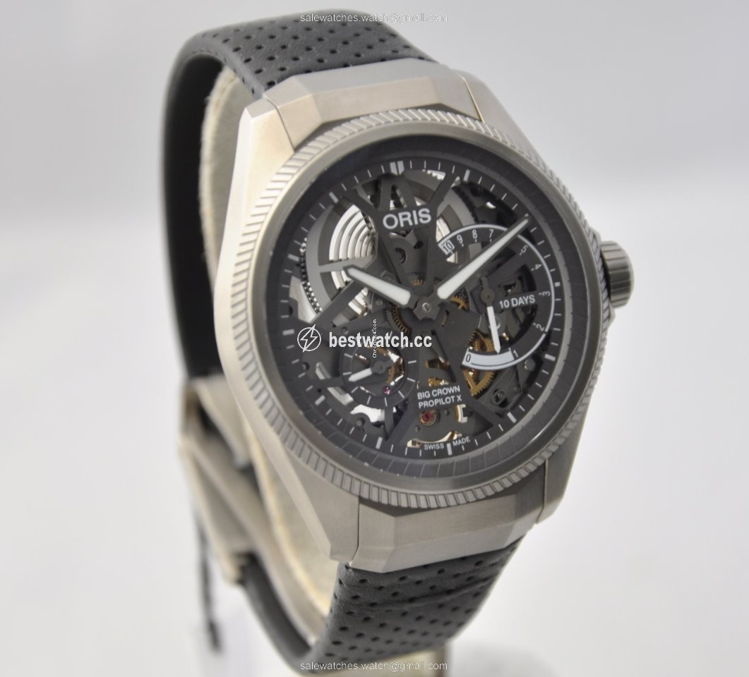 IMG_9086 Oris Big Crown ProPilot Mens watch Unisex Manual winding Titanium 01 115 7759 7153-Set7 22 01TLC 3