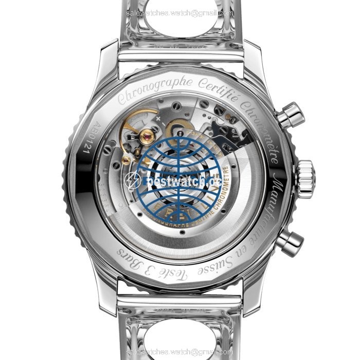 IMG_9086 Breitling Navitimer 1 B01 Chronograph 43 Mens watch Unisex Automatic Steel AB01212B1C1A2 3