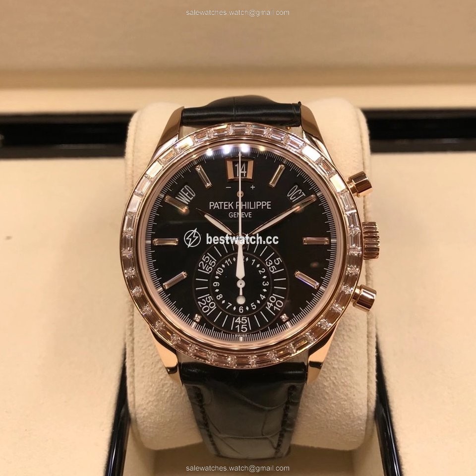 IMG_9086 Patek Philippe Annual Calendar Chronograph Mens watch Unisex Automatic Rose gold 5961R-010 3