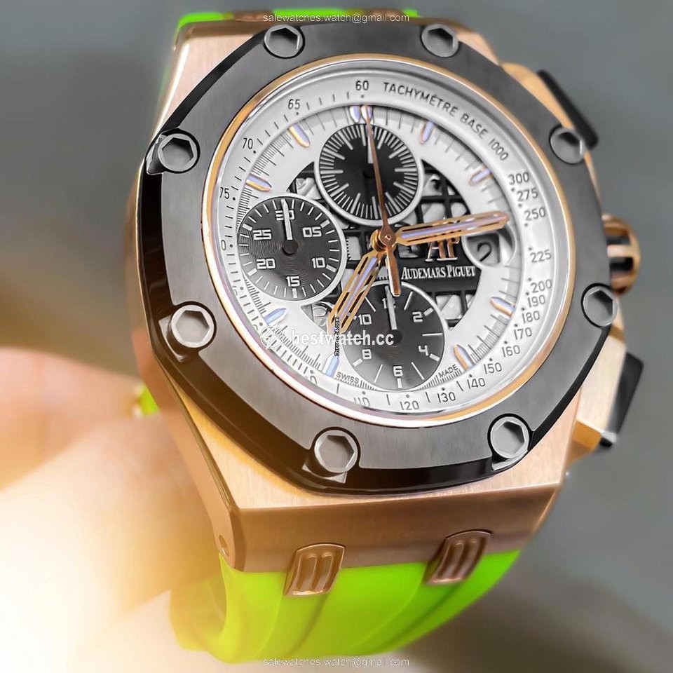 IMG_9086 Audemars Piguet Royal Oak Offshore Chronograph Mens watch Unisex Automatic Rose gold 26078RO 3