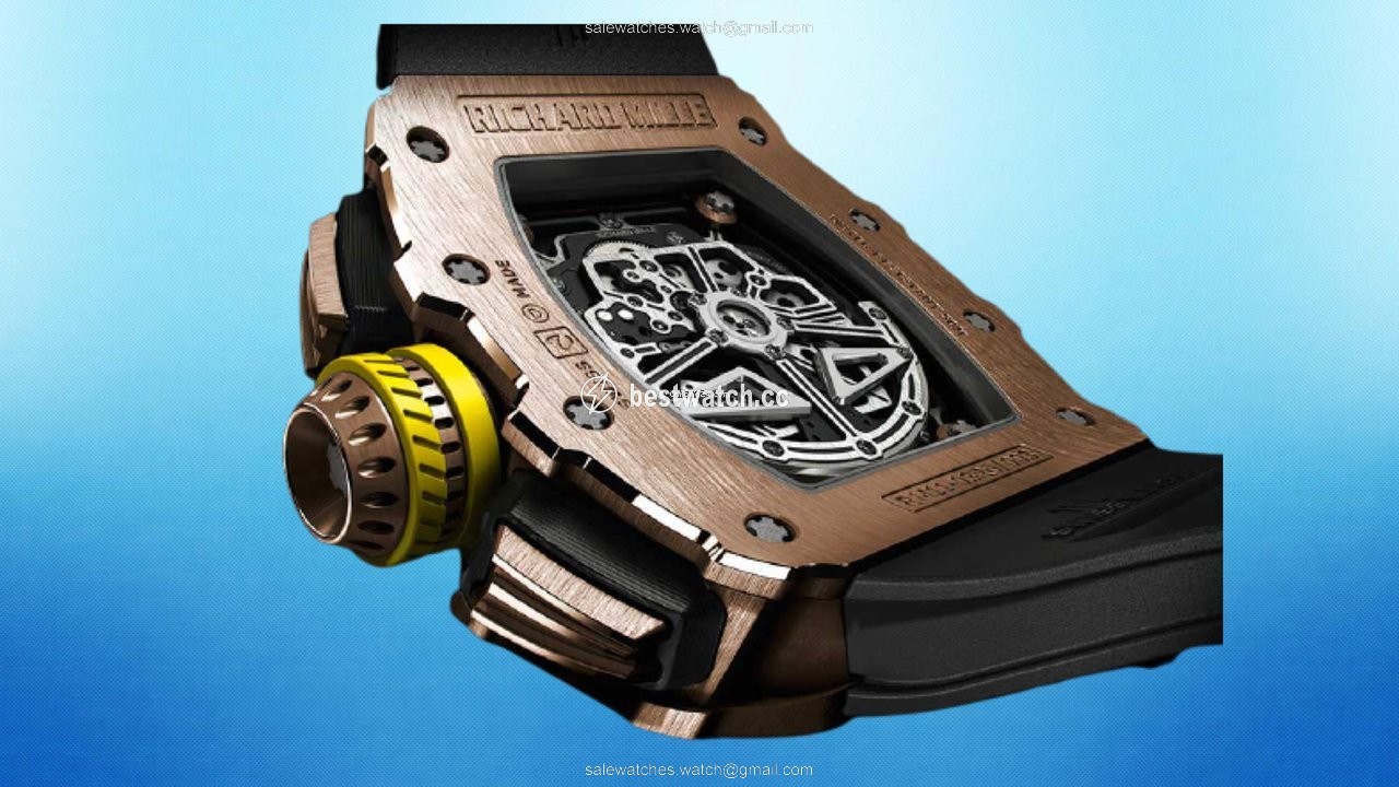 IMG_9086 Richard Mille RM 011 Mens watch Unisex Automatic Rose gold Richard Mille RM 11-03 Full Rose 3