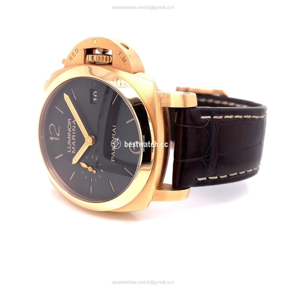 IMG_9086 Panerai Luminor Marina 1950 3 Days Automatic Mens watch Unisex Automatic Rose gold PAM 00393 3