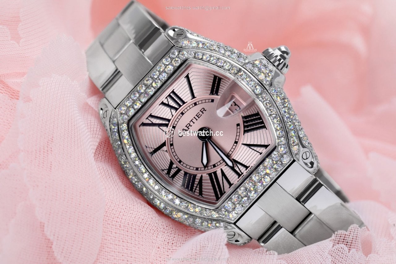 IMG_9086 Cartier Roadster Womens watch Quartz Steel W62016V3 3