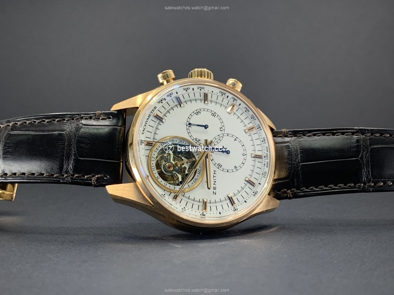 IMG_9086 Zenith El Primero Tourbillon Automatic Rose gold 18.2280.4035 01.C713 3