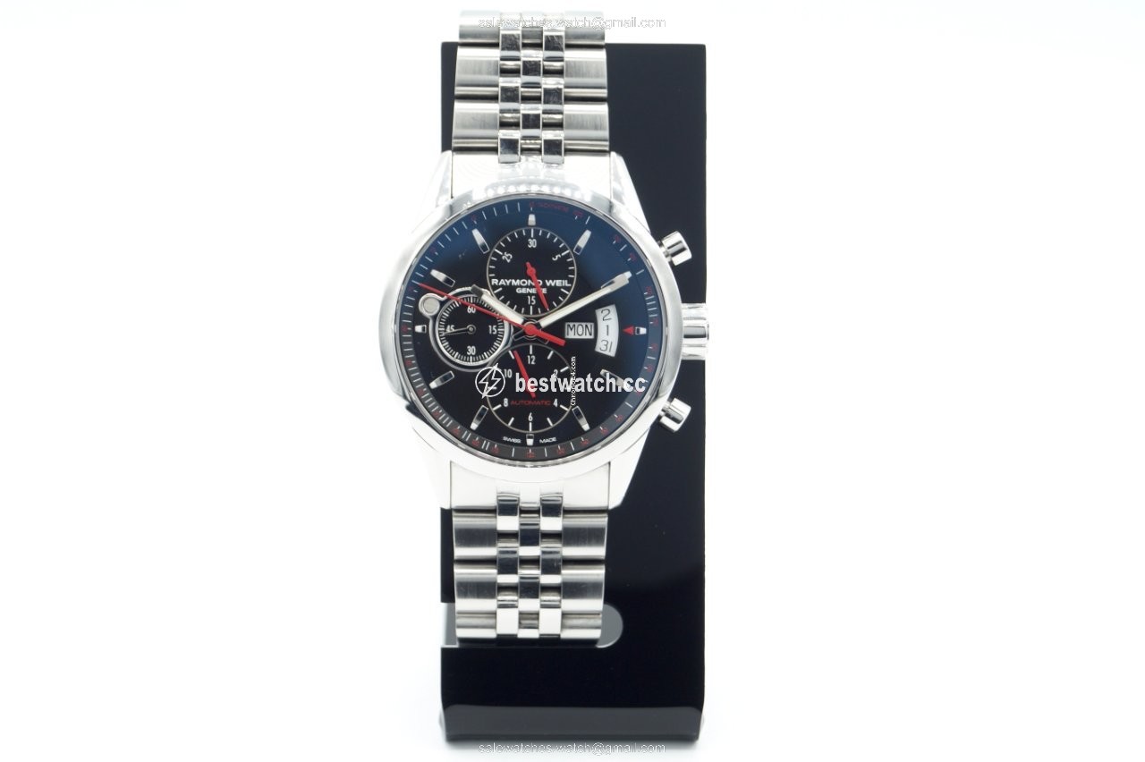 IMG_9086 Raymond Weil Freelancer Mens watch Unisex Automatic Steel 7730-ST-20041 3