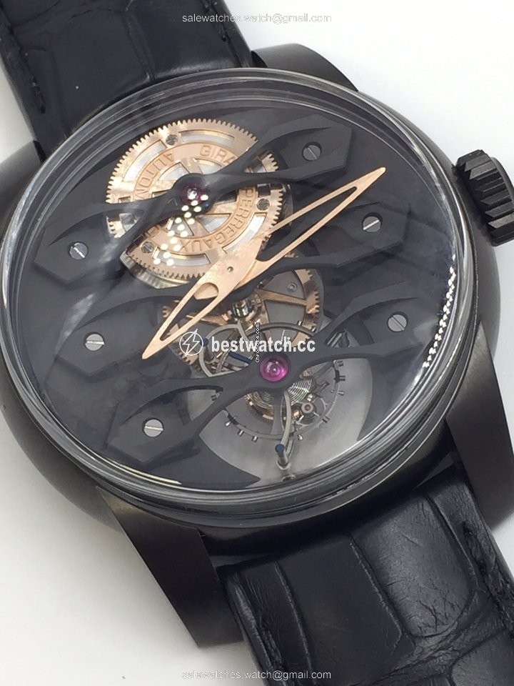 IMG_9086 Girard Perregaux Bridges Mens watch Unisex Automatic Titanium 99270-21-000-BA6A 3