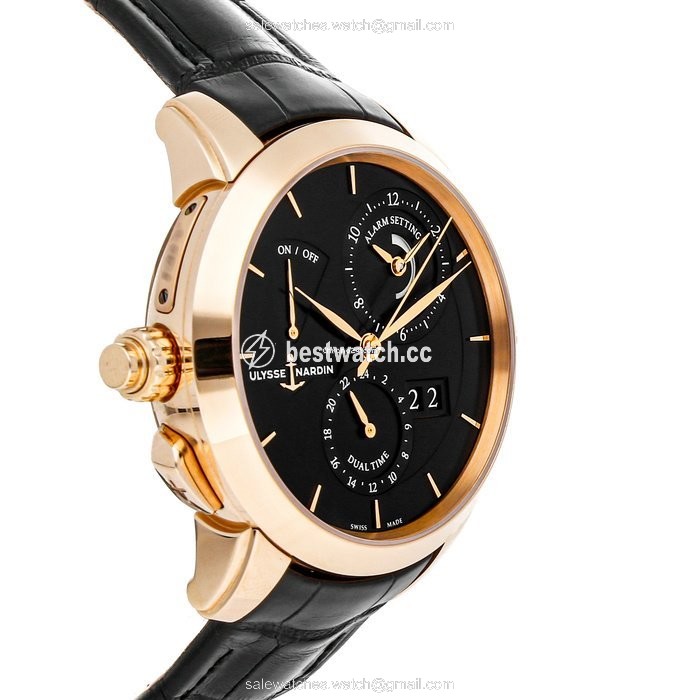 Ulysse Nardin Mens watch Unisex Automatic Rose gold 672-05 92 3