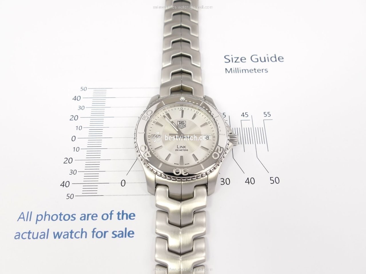 IMG_9086 TAG Heuer Link Quartz Mens watch Unisex Quartz Steel WJ1111.BA0570 3