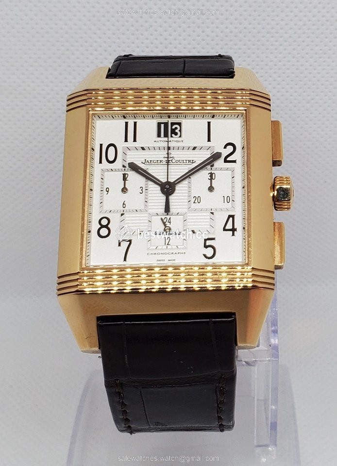 IMG_9086 Jaeger-LeCoultre Reverso Squadra Chronograph GMT Mens watch Unisex Automatic Yellow gold 230.2.45 3