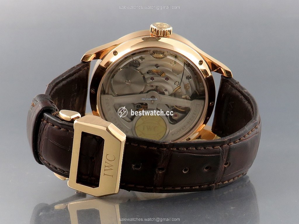 IMG_9086 IWC Portuguese Perpetual Calendar Mens watch Unisex Automatic Rose gold IW502122 3