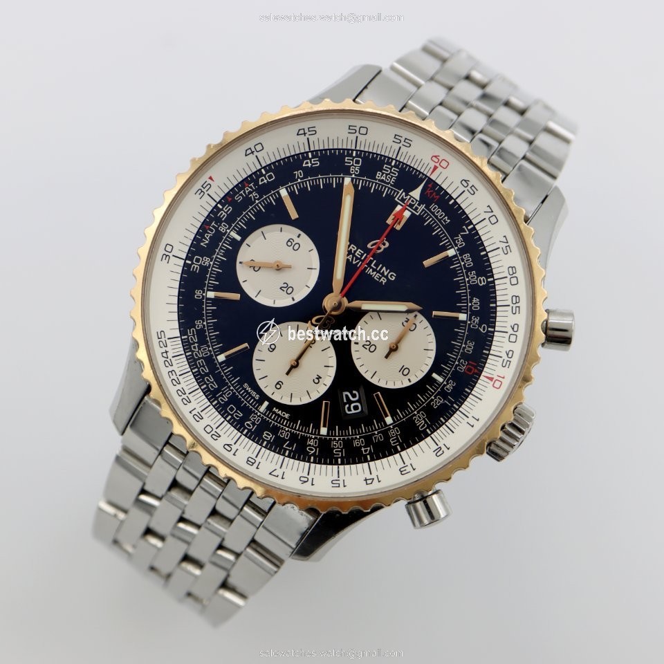 Breitling Navitimer 01 (46 MM) Mens watch Unisex Automatic Gold Steel UB0127211B1A1 3