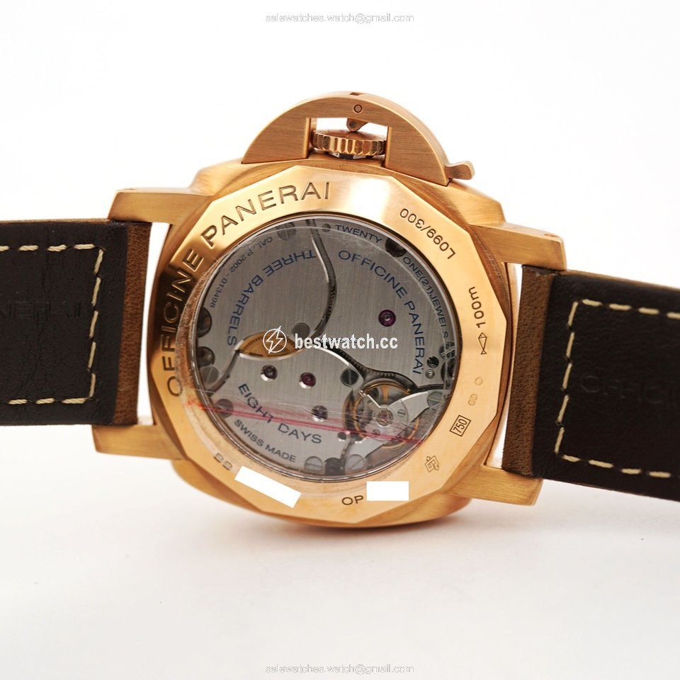 Panerai Luminor 1950 8 Days GMT Mens watch Unisex Manual winding Rose gold PAM 00289 3