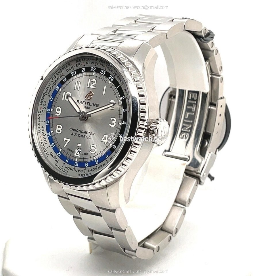 IMG_9086 Breitling Aviator 8 Mens watch Unisex Automatic Steel AB3521 3