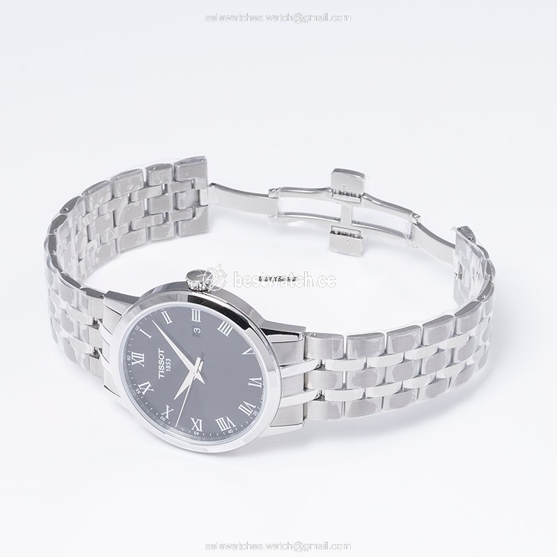 IMG_9086 Tissot Classic Dream Mens watch Unisex Quartz Steel T129.410.11.053.00 3
