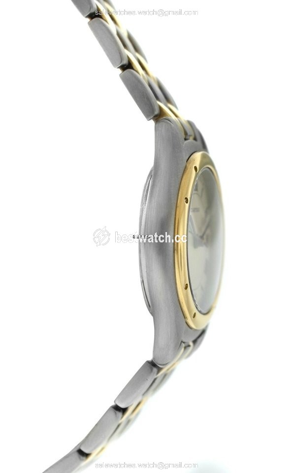 IMG_9086 Cartier Cougar Womens watch Quartz Gold Steel 119000R 3