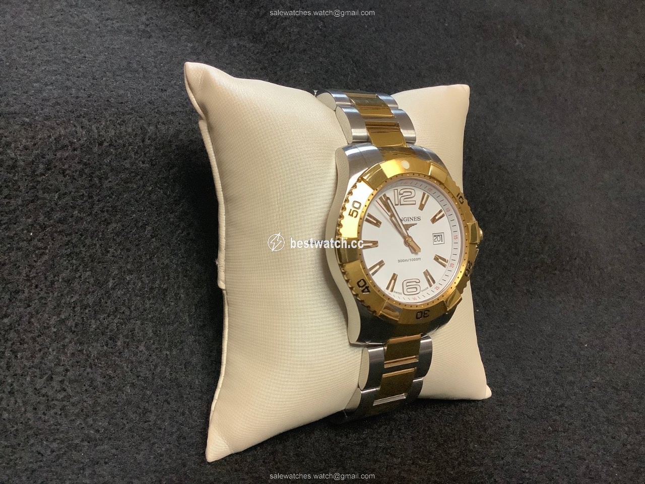 Longines HydroConquest Mens watch Unisex Quartz Steel L3.647.4 3