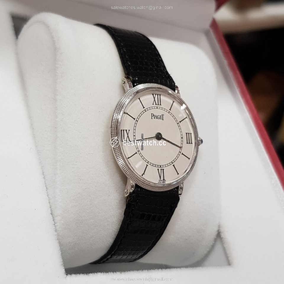 IMG_9086 Piaget Altiplano Mens watch Unisex Manual winding White gold 9011 3