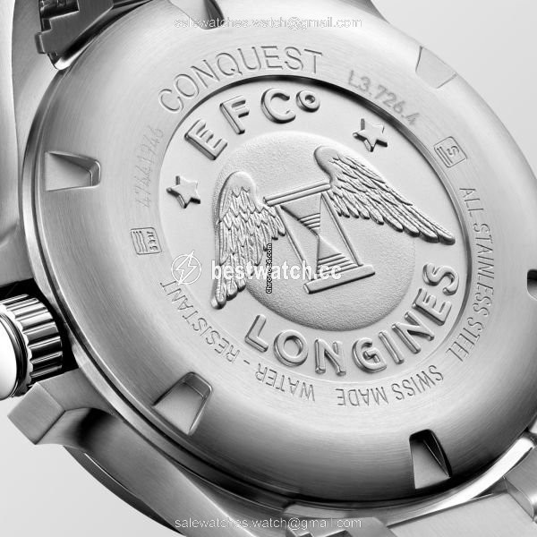 IMG_9086 Longines Conquest Mens watch Unisex Quartz Steel L3.726.4.76.6 3