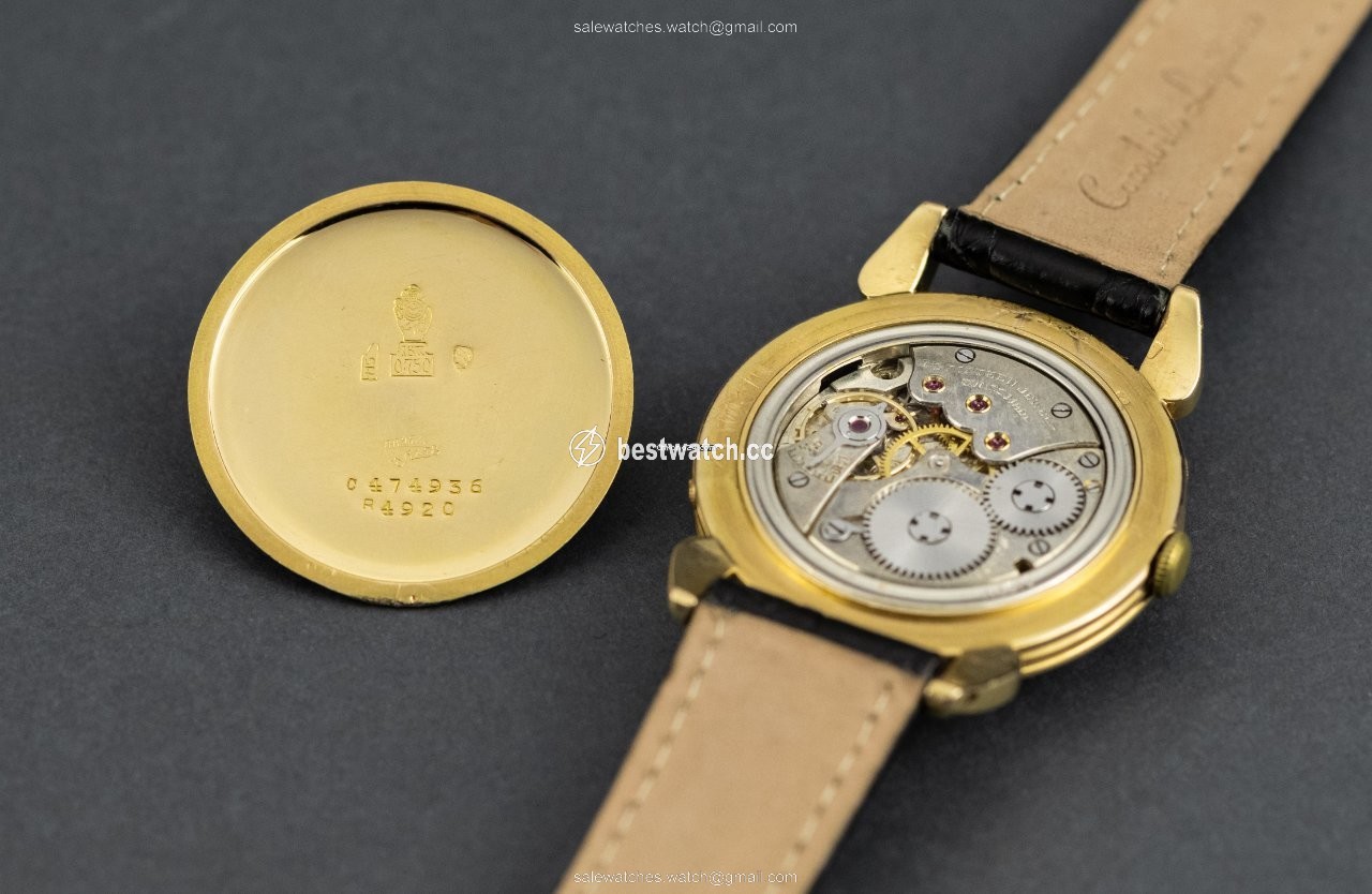 Movado Mens watch Unisex Manual winding Yellow gold R4920 3