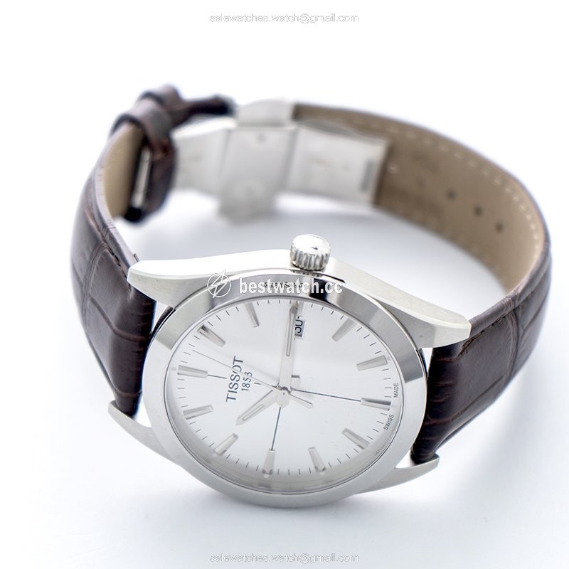 Tissot T-Classic Mens watch Unisex Quartz Steel T127.410.16.031.01 3