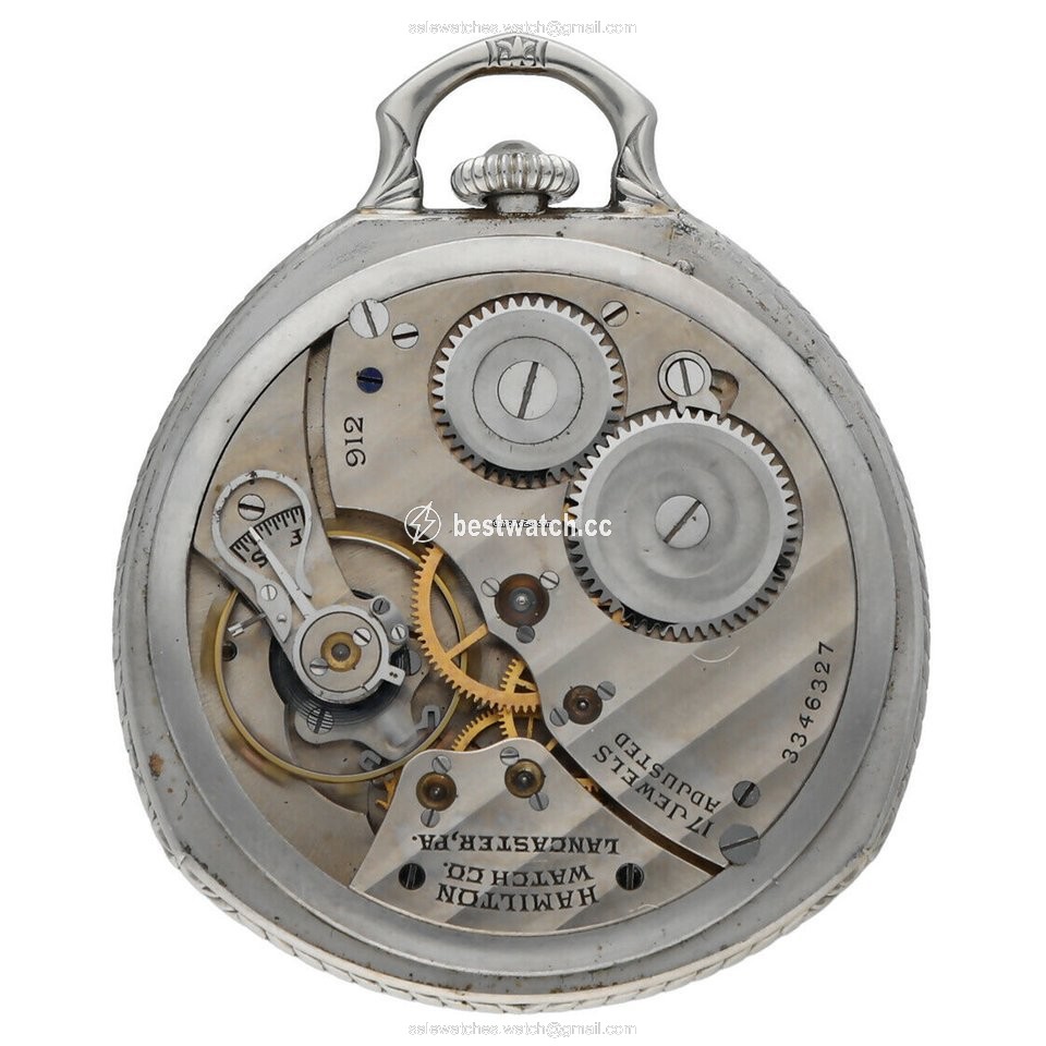 Hamilton Manual winding White gold 912 3