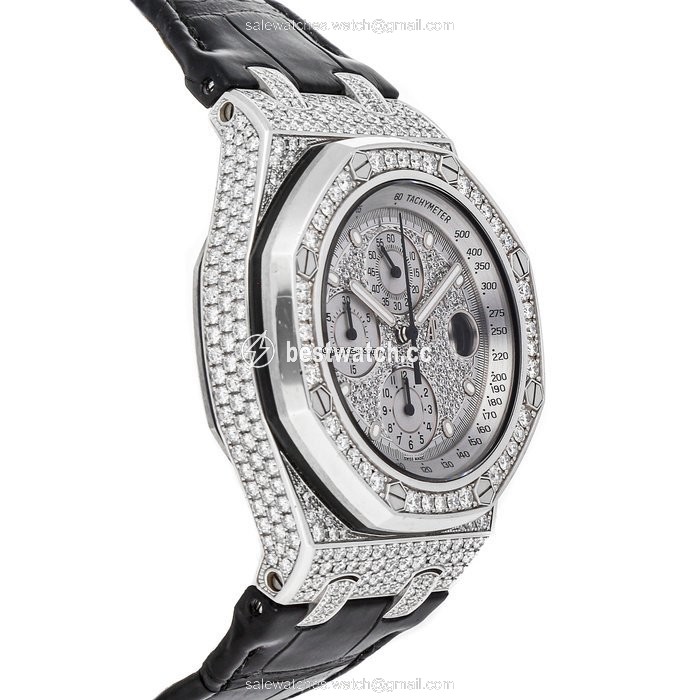 IMG_9086 Audemars Piguet Royal Oak Offshore Chronograph Mens watch Unisex Automatic White gold 26067BC.ZZ.D002CR.01 3