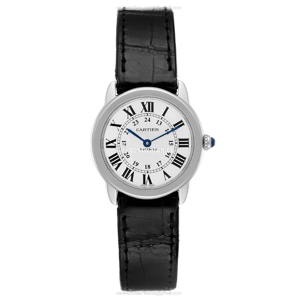 IMG_9086 Cartier Ronde Solo de Cartier Womens watch Quartz Steel W6700155 3