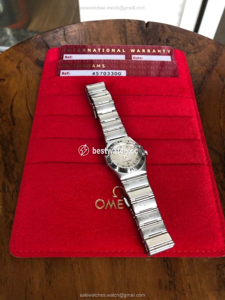 IMG_9086 Omega Constellation Womens watch Quartz Steel 45703300 3