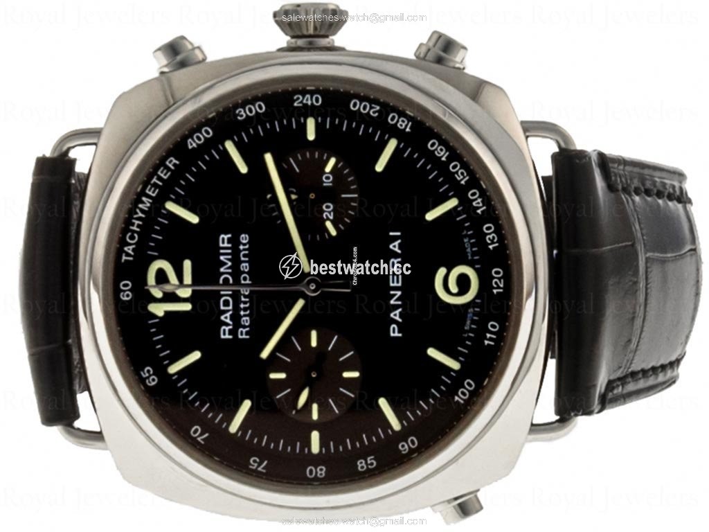IMG_9086 Panerai Radiomir Rattrapante Mens watch Unisex Automatic Steel PAM 00214 3