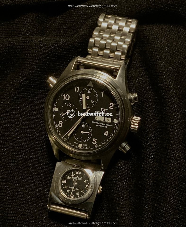 IWC Pilot Double Chronograph Mens watch Unisex Automatic Steel 2829952 3