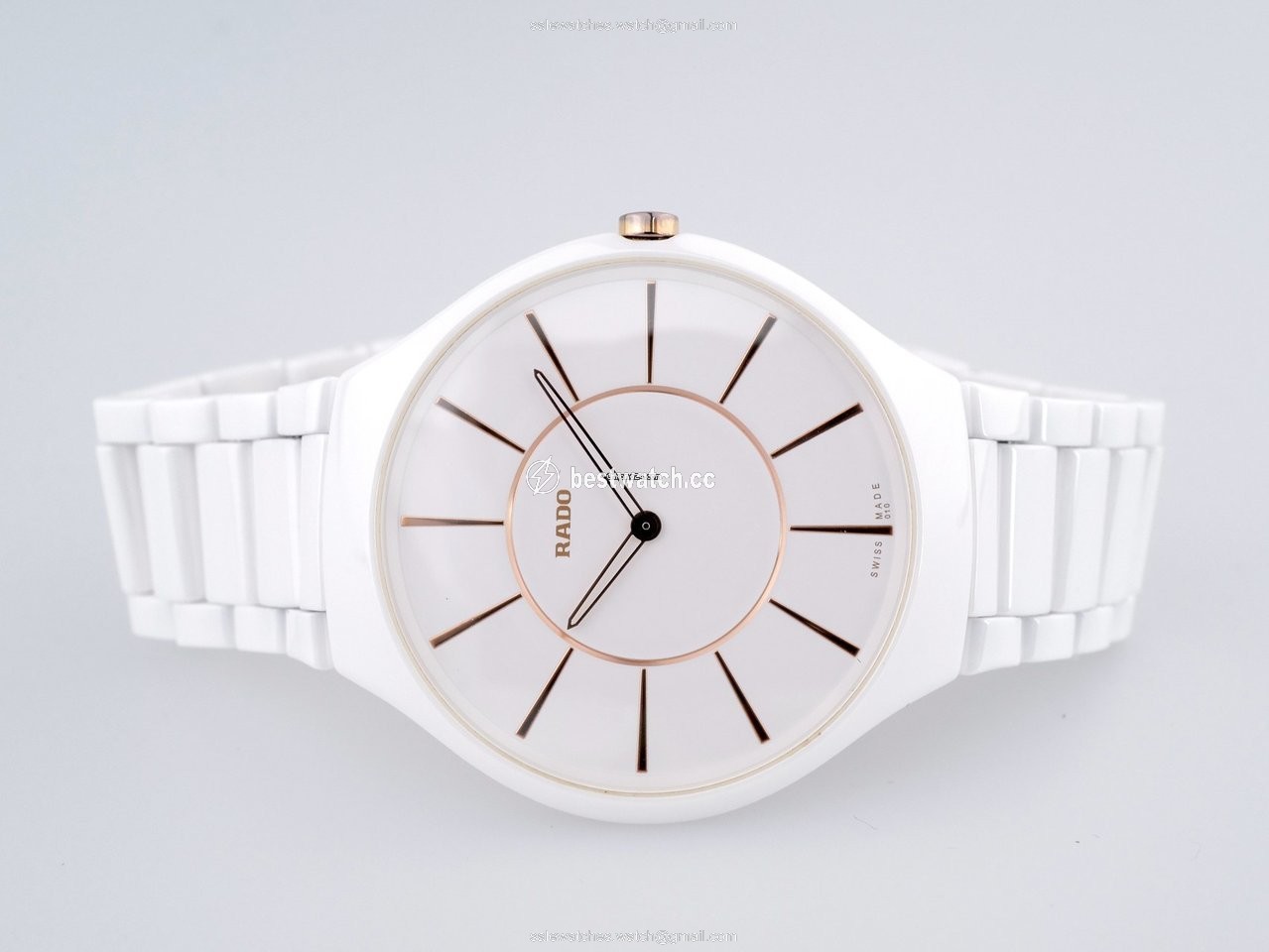 IMG_9086 Rado True Thinline Womens watch Quartz Ceramic R27957102 3